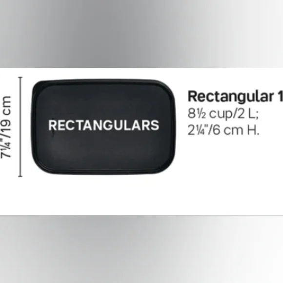 Tupperware Modular Mates Rectangular 1 - Picture 5 of 6
